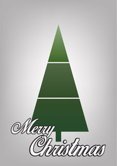 Merry Christmas and a Happy New Year. Christmas cards. Simple design.