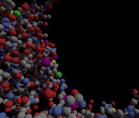 分子構造のイメージ