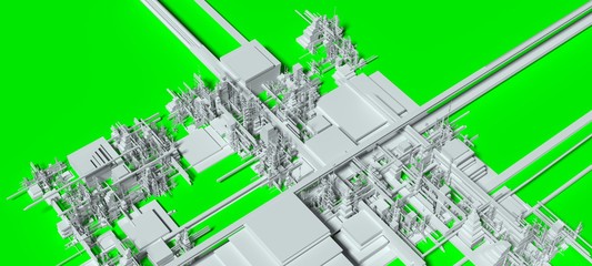 Fototapeta premium 都市のイメージ