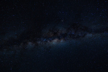 milkyway stars night blue sky galaxy space astro