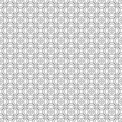 Black and white floral pattern