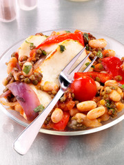 HALLOUMI BEAN CASSOULET