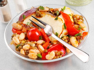HALLOUMI BEAN CASSOULET