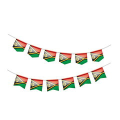 Obraz premium Vanuatu flag, vector illustration on a white background