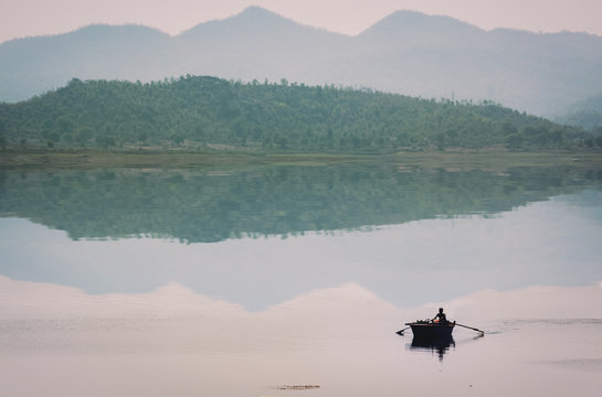boat on lake