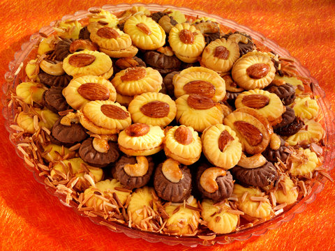 PERSIAN SHIRINI BADAMI, PERSIAN ALMOND COOKIES