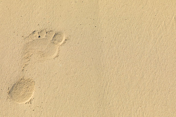 Spuren im Sand