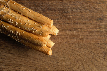 breadsticks or Italian grissini