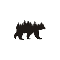 Медведь - obrazy, fototapety, plakaty