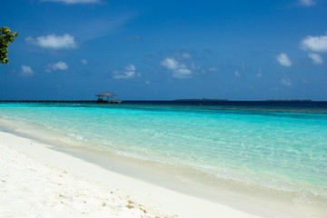 Fototapeta na wymiar malediven strand - royal island resort