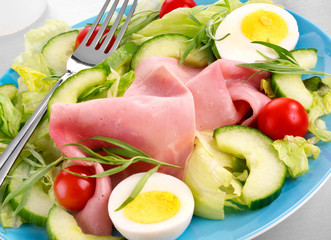 HAM AND EGG SALAD
