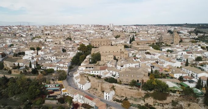 Skyline of Ubeda in Jaen Andalusia Spain