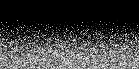 Round silver glitter luxury sparkling confetti. Sc