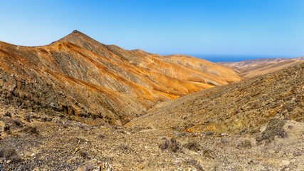 Volcanic Landscape in Fuertevendura, Canary Islands