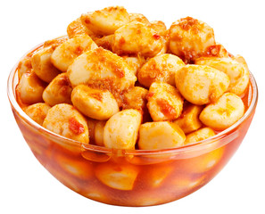 MARINATED GARLIC CLOVES CUT OUT