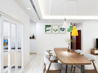 Fototapeta premium Living area dining area design