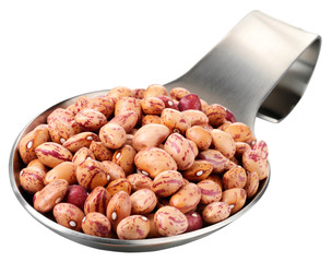 SPOONFUL OF VARIEGATED RED KIDNEY BEANS CUT OUT