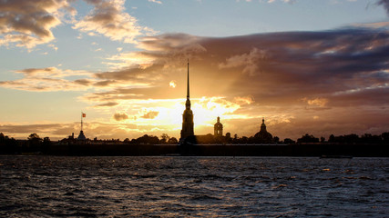 Saint-Petersburg's famous castle