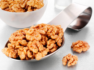 SPOONFUL OF WALNUT HALVES