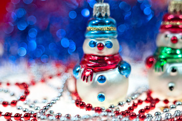 Christmas and New Year holidays background, winter season. Christmas greeting card