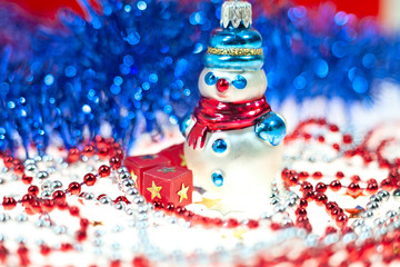 Christmas and New Year holidays background, winter season. Christmas greeting card