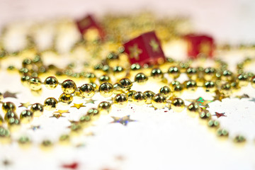 Christmas and New Year holidays background, winter season. Christmas greeting card