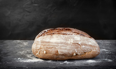 freshly baked artisan bread