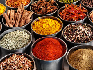 SELECTION OF ASIAN SPICES