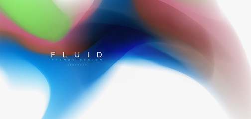 Fluid flowing wave abstract background