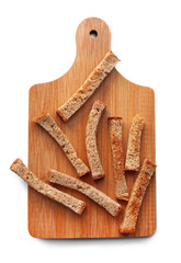 Small crunchy rye rusks