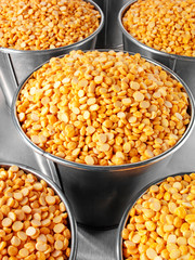 CONTAINER FULL OF CHANA DAL