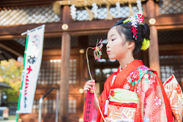 七五三のお祝い
