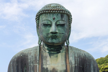 The big Kamakura Buddhist Statue in Japan