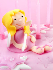 PINK FAIRY BIRTHDAY CAKE