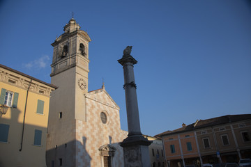Obraz premium Sabbioneta ,Italy , Church of the assumption