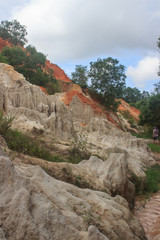 fairytale stream, river through sand stone mui ne vietnam