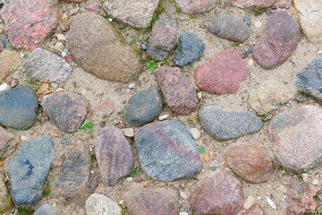 texture formed from stones