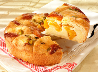 FRENCH APRICOT AND PISTACHIO CROUSTADE
