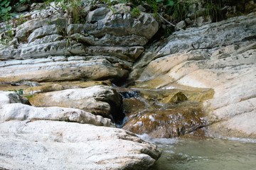 Fototapeta premium Water stream in the mountains