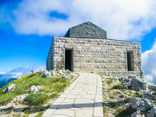 Fototapeta premium Mausoleum of Lovcen National Park, Montenegro