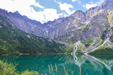 The beautiful lake of Morskie Oko in the Tatra Mountains, near Zakopane, Poland © Stefano Zaccaria