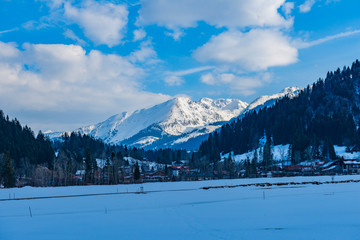 Thannheimer Tal im Winter