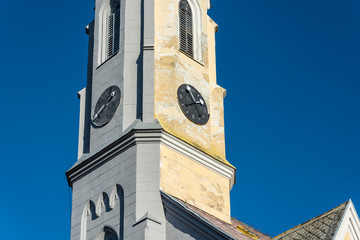 Fototapeta premium Repaired church tower