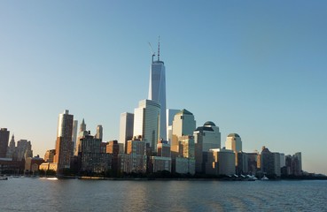 Siluette von New York