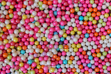 Fototapeta na wymiar Colorful sprinkles sugar texture