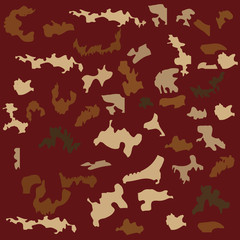 camouflage pattern vector illustration