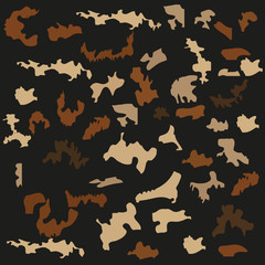 camouflage pattern vector illustration