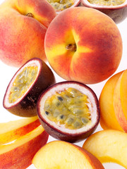 PEACHES AND PASSION FRUIT