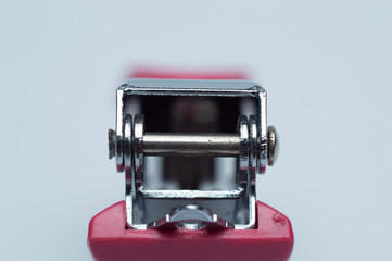 stapler without staples on white background
