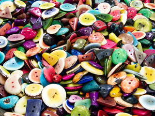Fototapeta na wymiar colorful buttons on a table